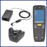ТСД MC2180 WLAN Imager Kit with standard battery, CE6 CORE, 128 MB RAM, 256 MB ROM, English, handstrap, single slot cradle, USB comm cable, and power supply в комплект
