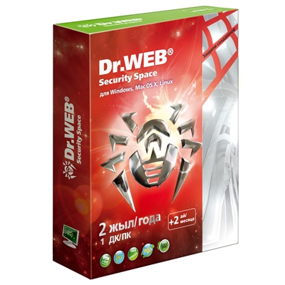 Dr.Web Security Space SILVER на 1ПК/2 года