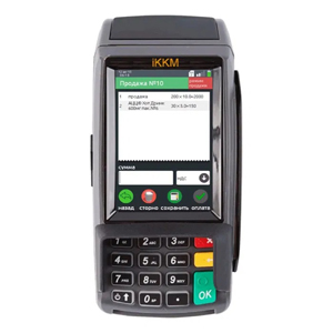 IKKM-touch-KZ с поддержкой ОФД (WiFi ,LAN без аккумулятора) и Банковский терминал