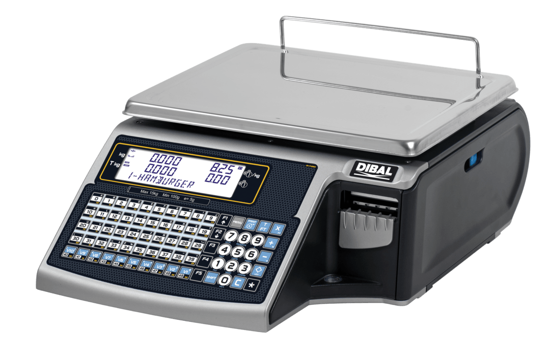 Весы с печатью этикеток DIBAL W025F Alpha с дисплеем без стойки