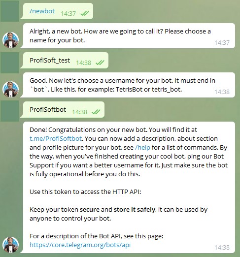чат бот телеграм